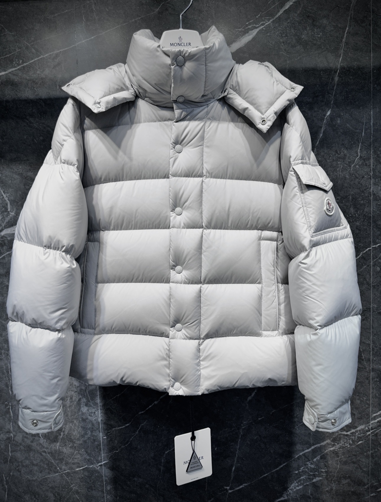 Maya 70주년 여성 매트 구스다운 재킷