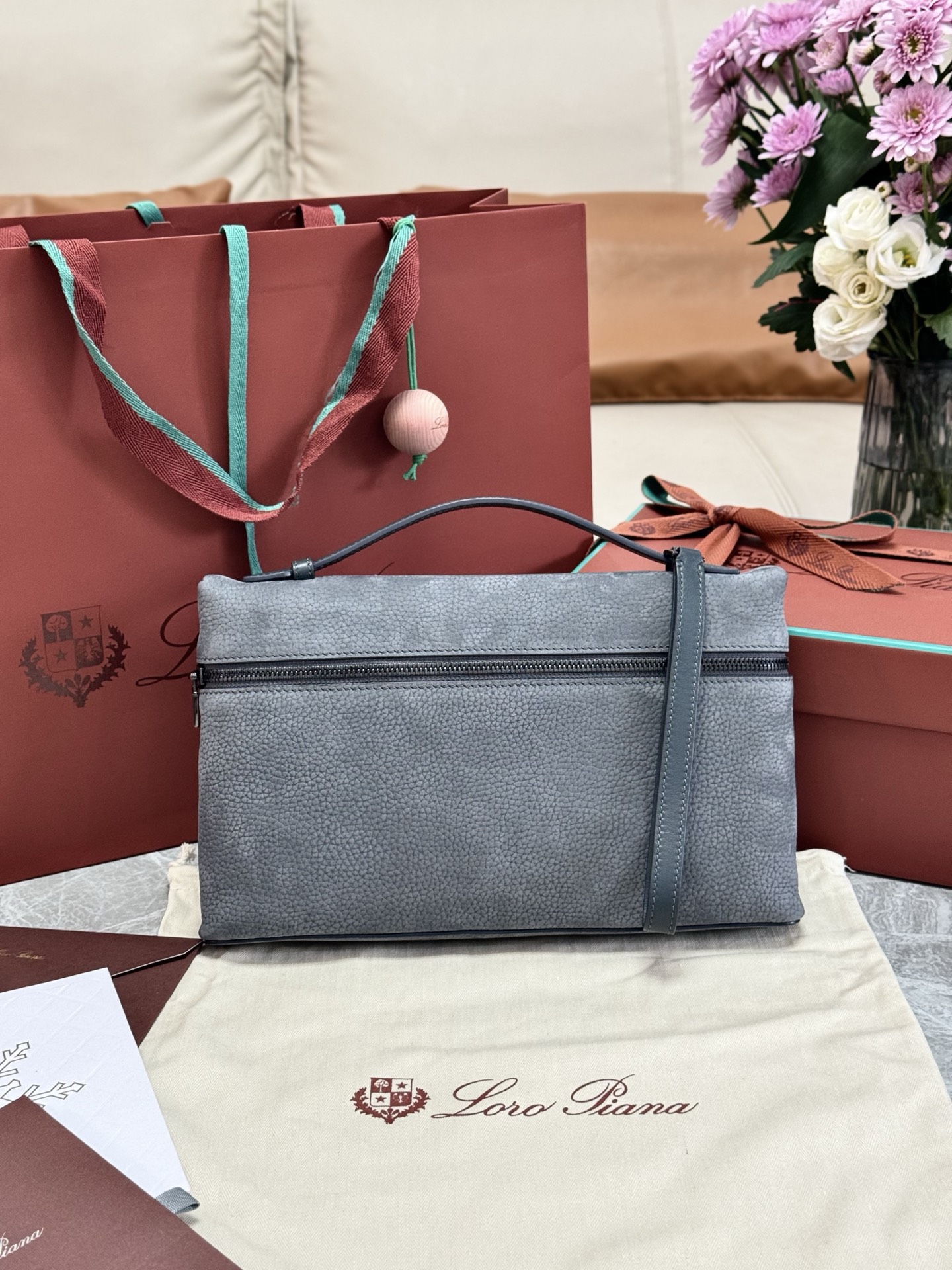 로로피아나 엑스트라 파우치 남성 클러치 29*17*5