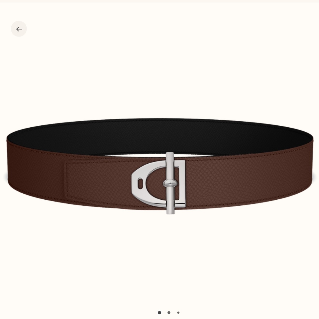 Hermes-페르마브라스 - 남성 벨트 38mm