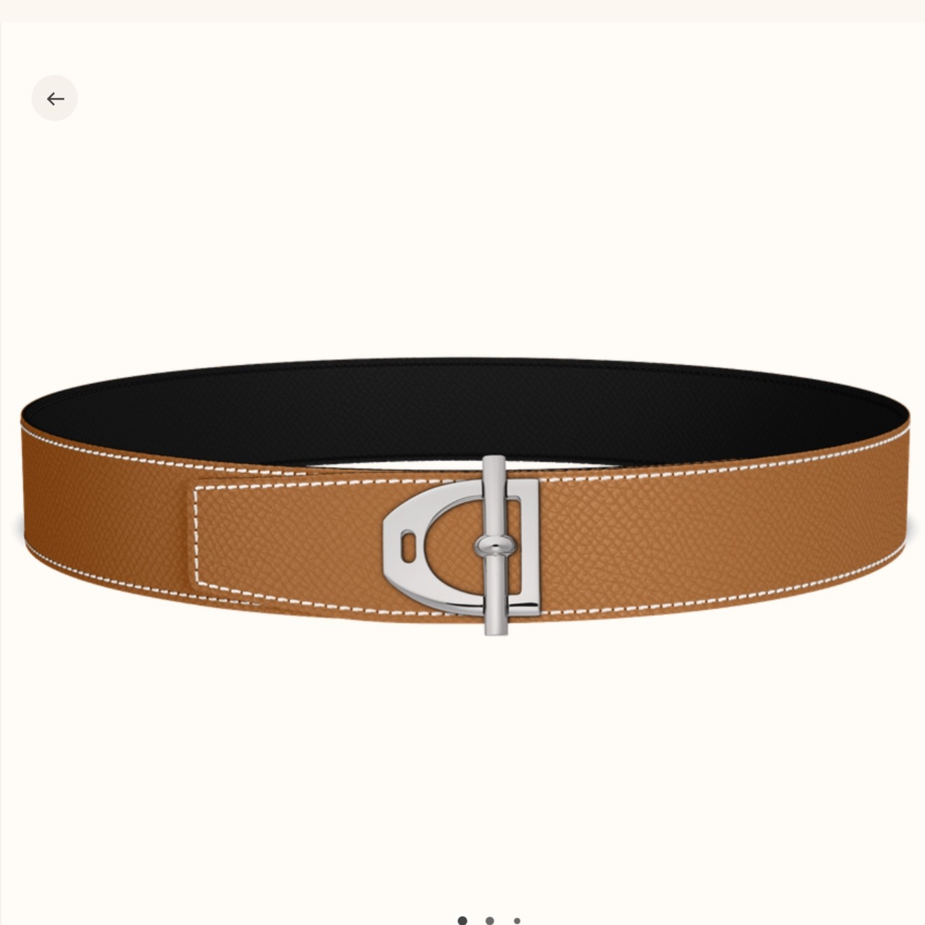 Hermes-페르마브라스 - 남성 벨트 38mm