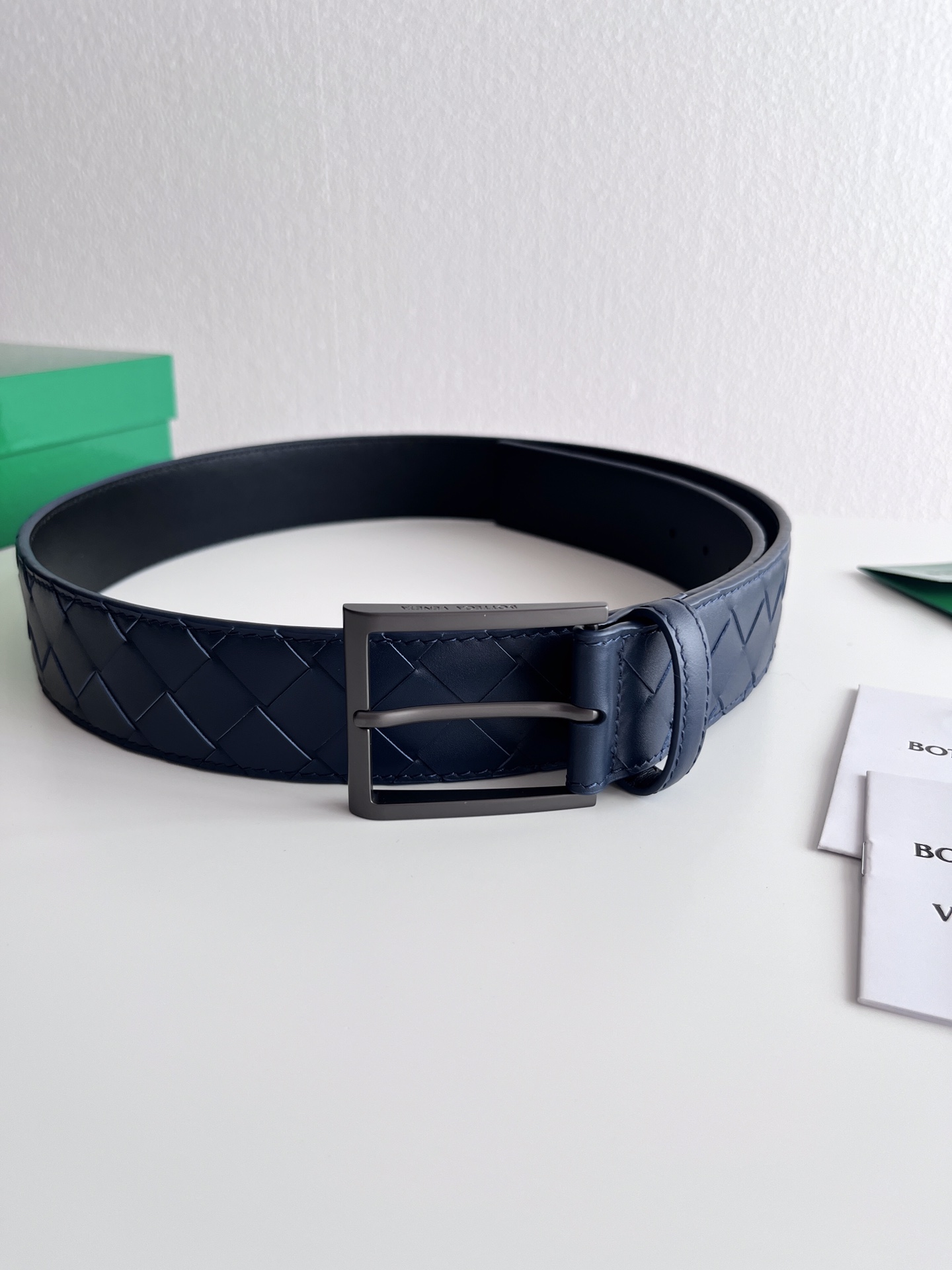 보테가 베네타 인트레치오 위빙 가죽 벨트40mm