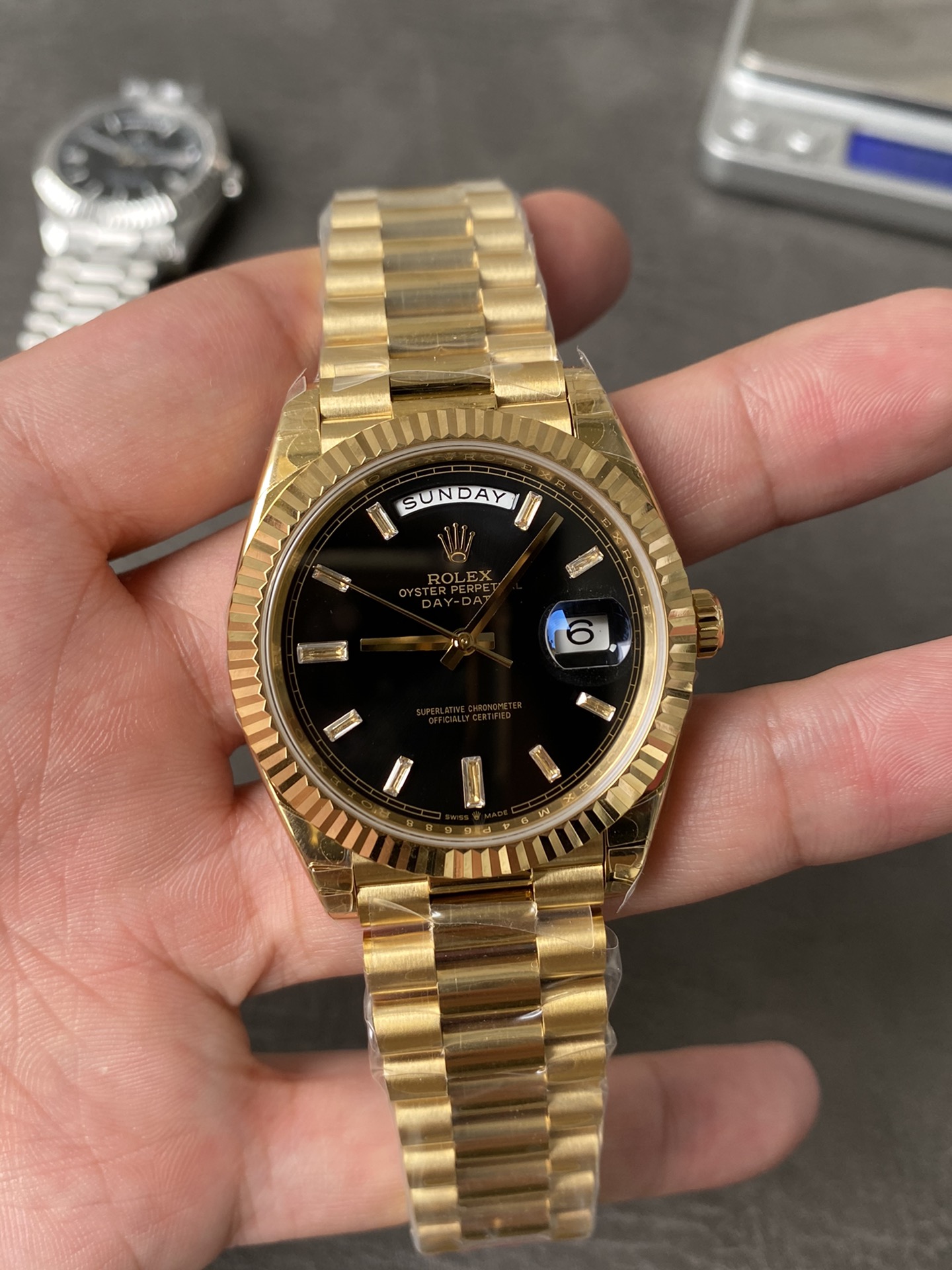 GS | 3255 무브먼트 | 40mm | 데이데이트 Day-date 158g