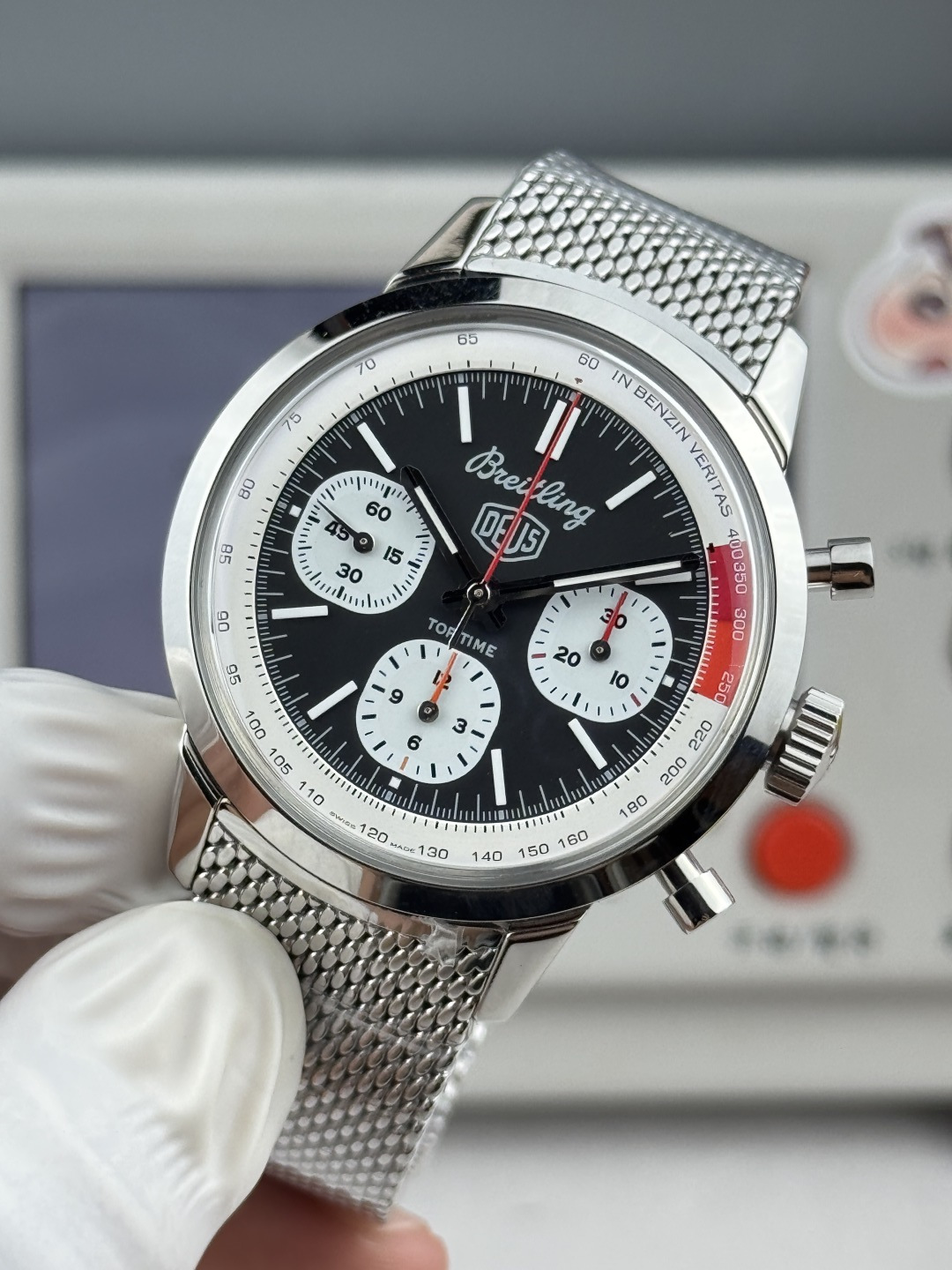 BLS l 7750 l  41mm l 브라이틀링 탑 타임  B01 Deus