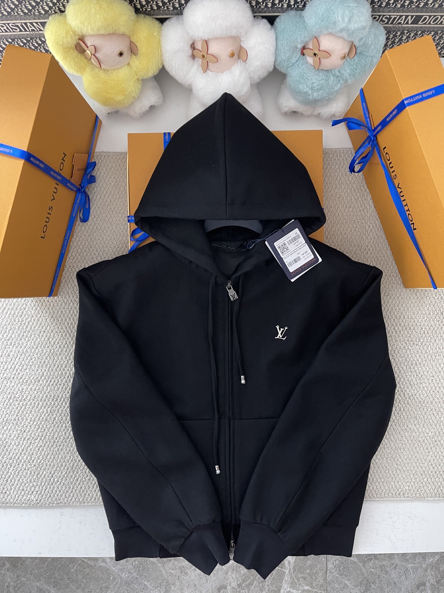 1AFYBQ Tailored Technical Wool Hooded Blouson