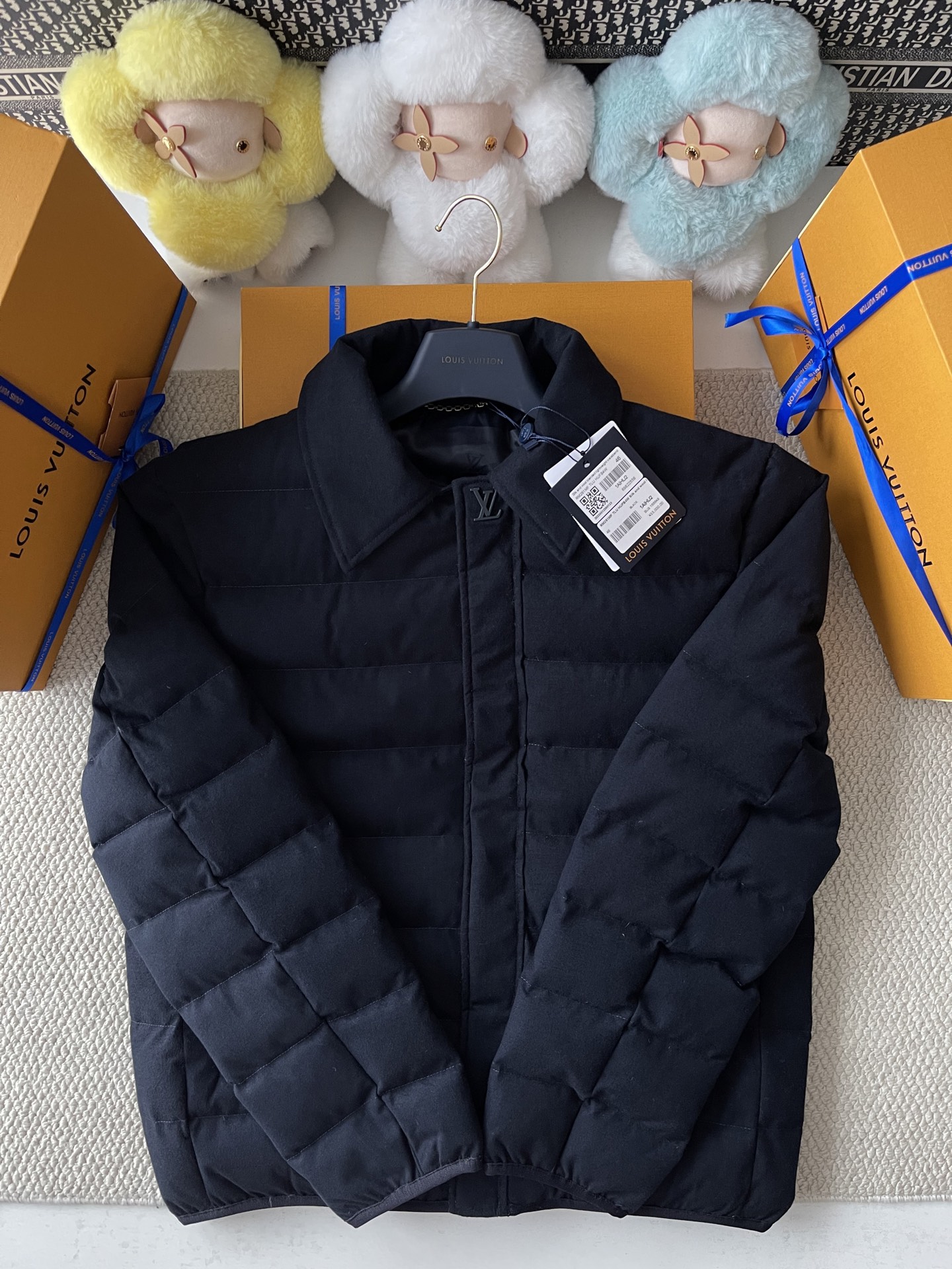 1AIHU3 울-실크 블렌드 라이트 다운