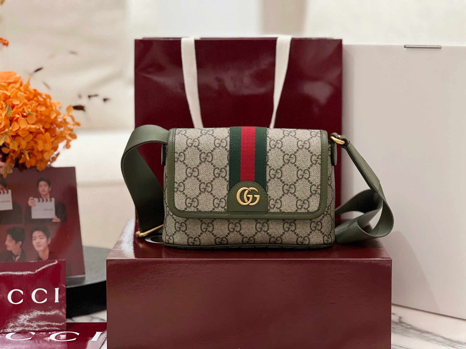 구찌 mini GG 크로스백 838599  18.5*12*5cm