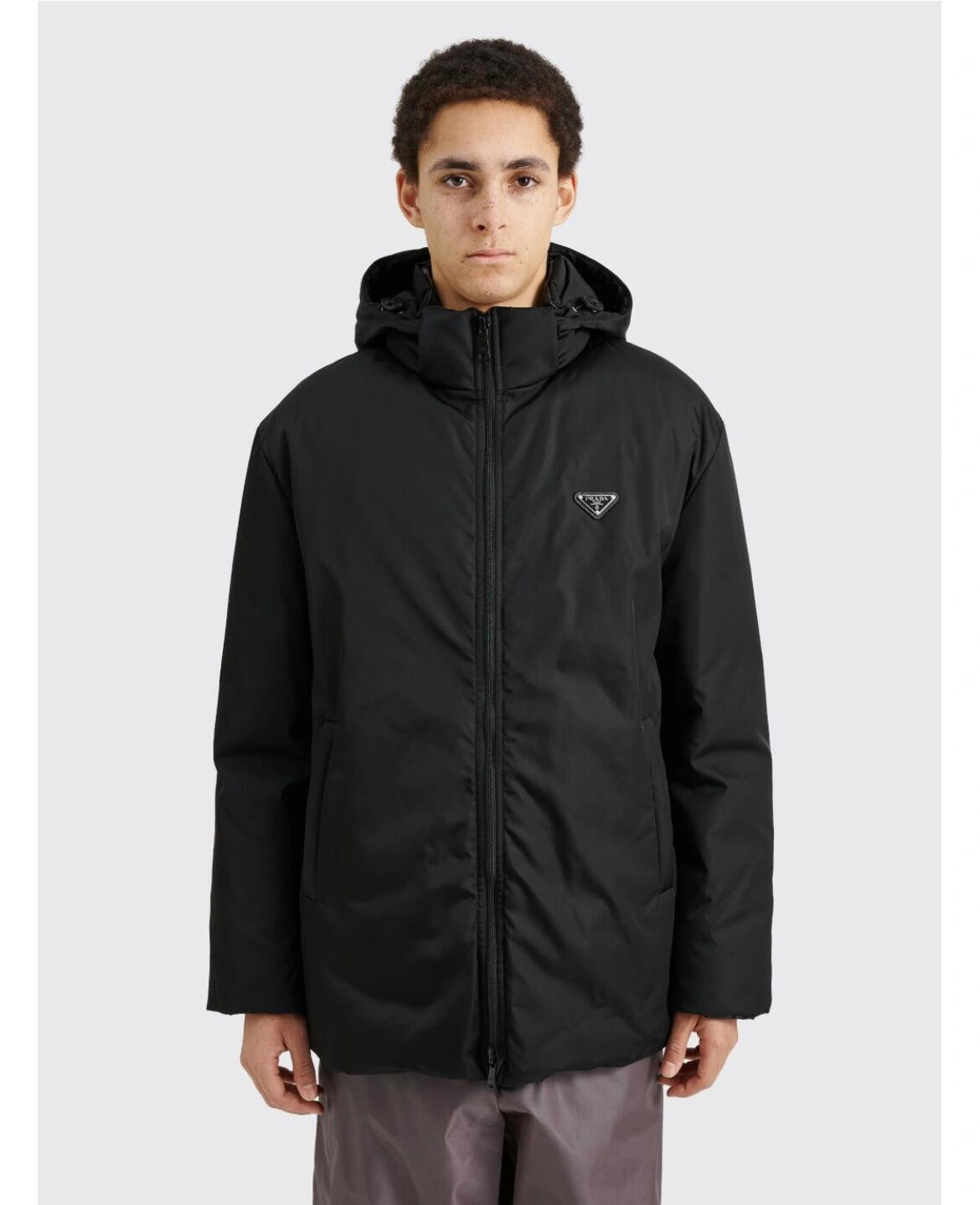 프라다 리버시블 다운 후드 재킷