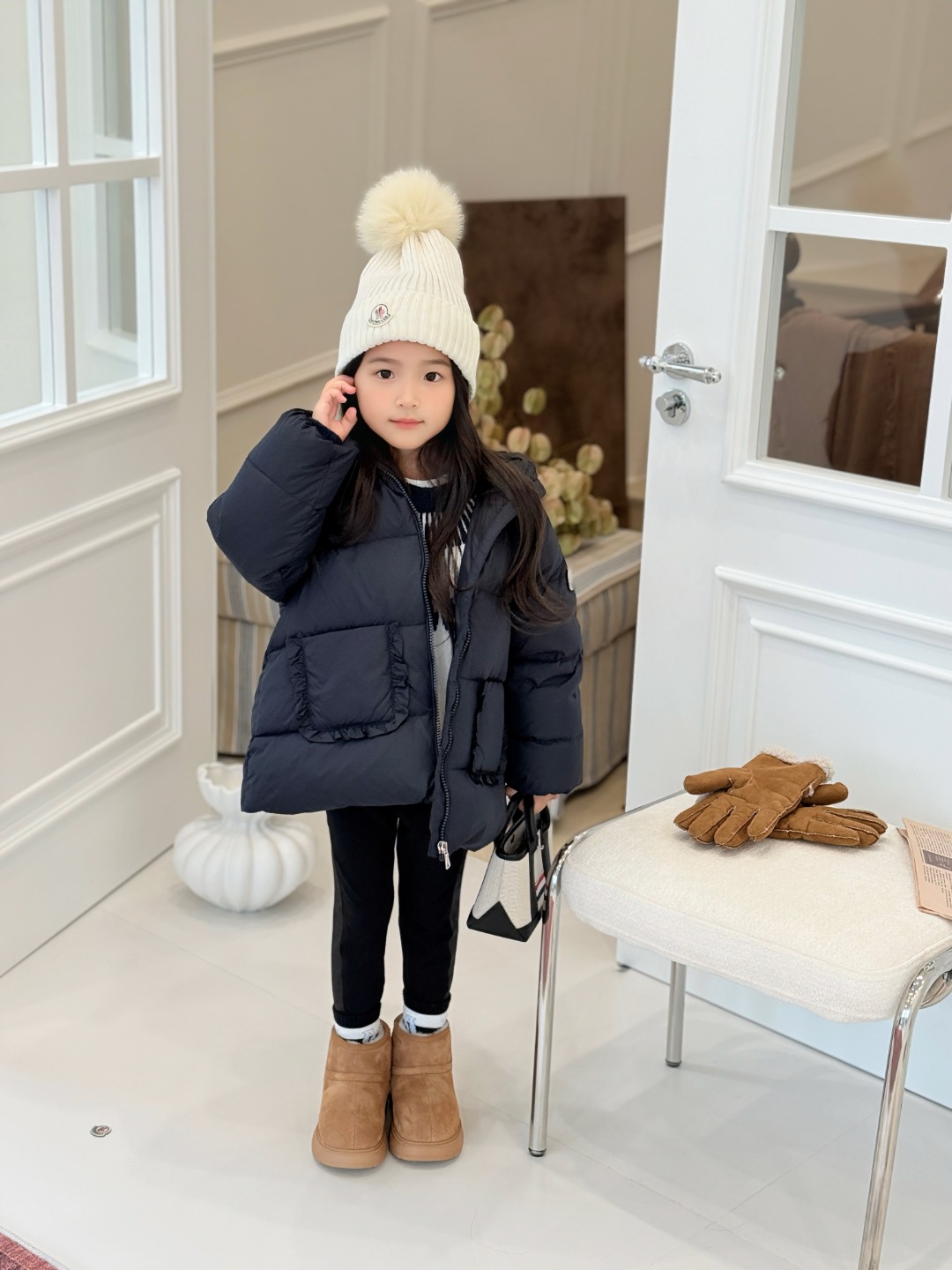 Moncler 신생아 재킷