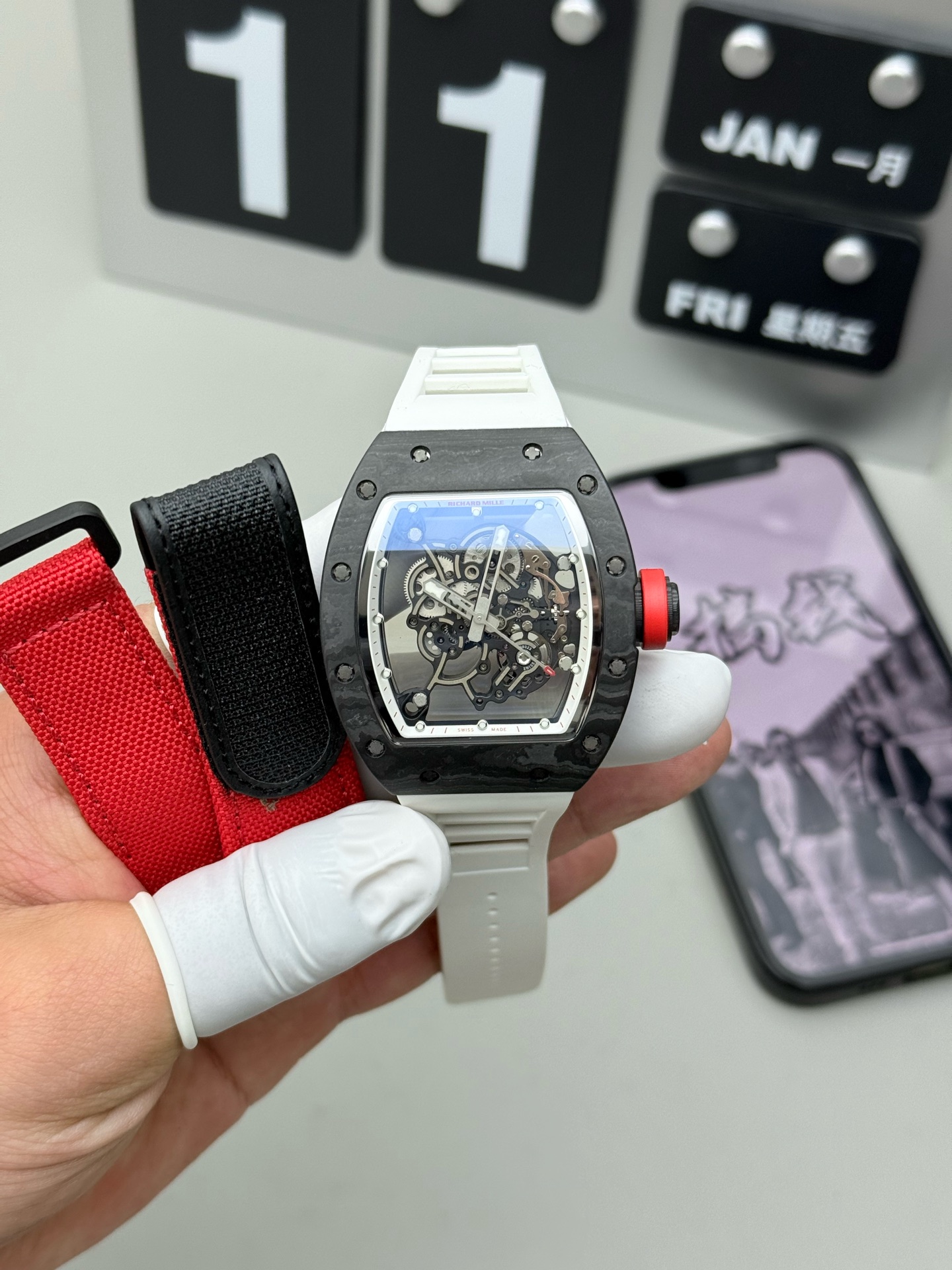 BBR l RMUL2 무브먼트 l 리차드밀 RM055 티타늄 케이스