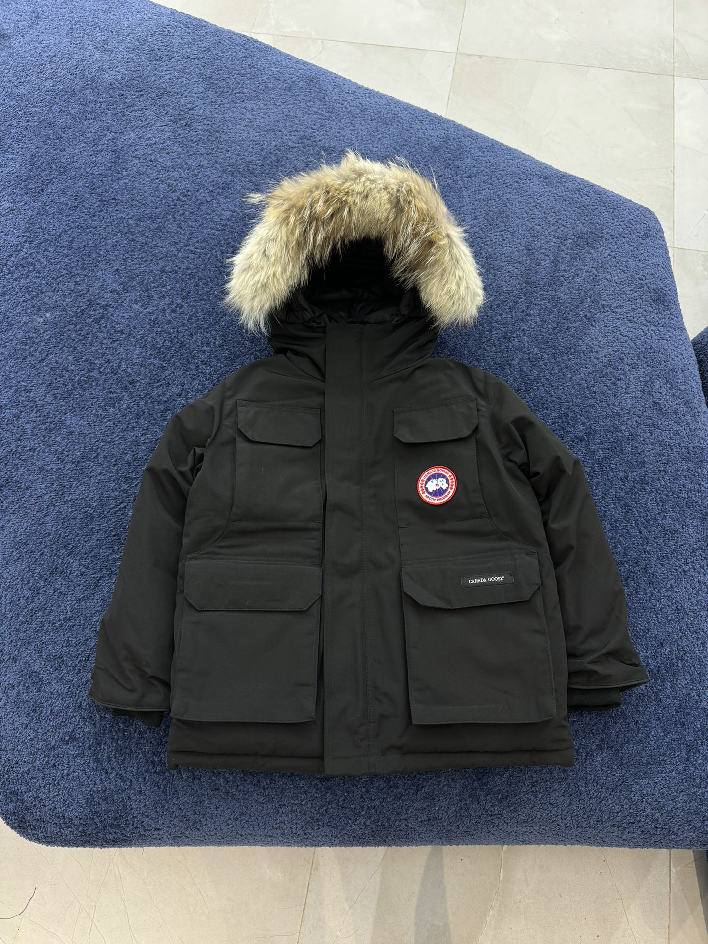 Canada Goose 키즈 Expedition 후드 파카 재킷