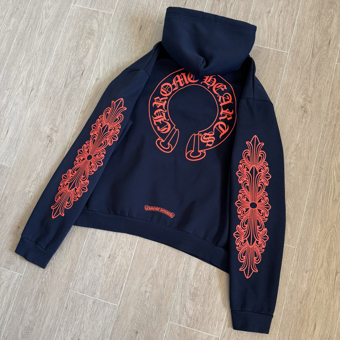 크롬하츠 익스클루시브 호스슈 로고 후드