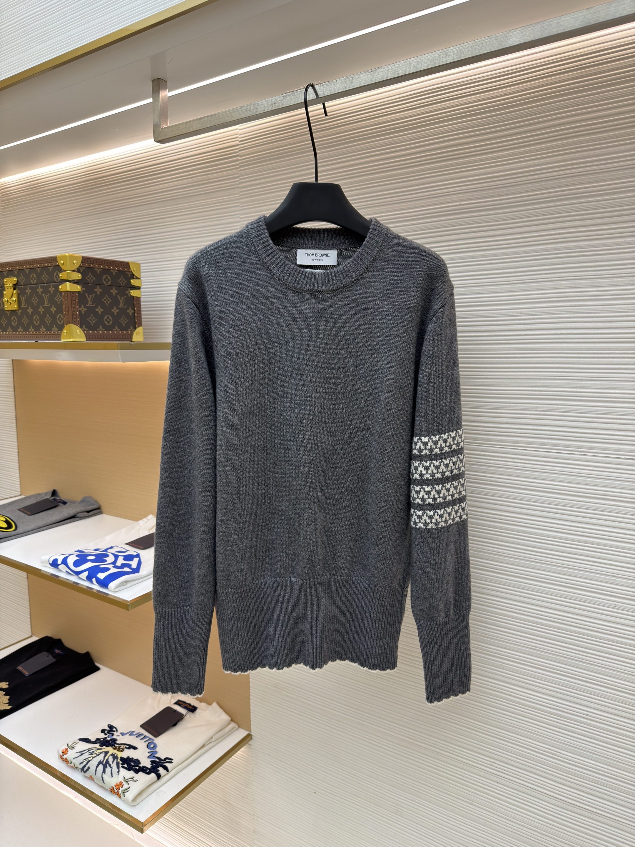 메리노 울 홀리데이 헥터 4-바 풀오버