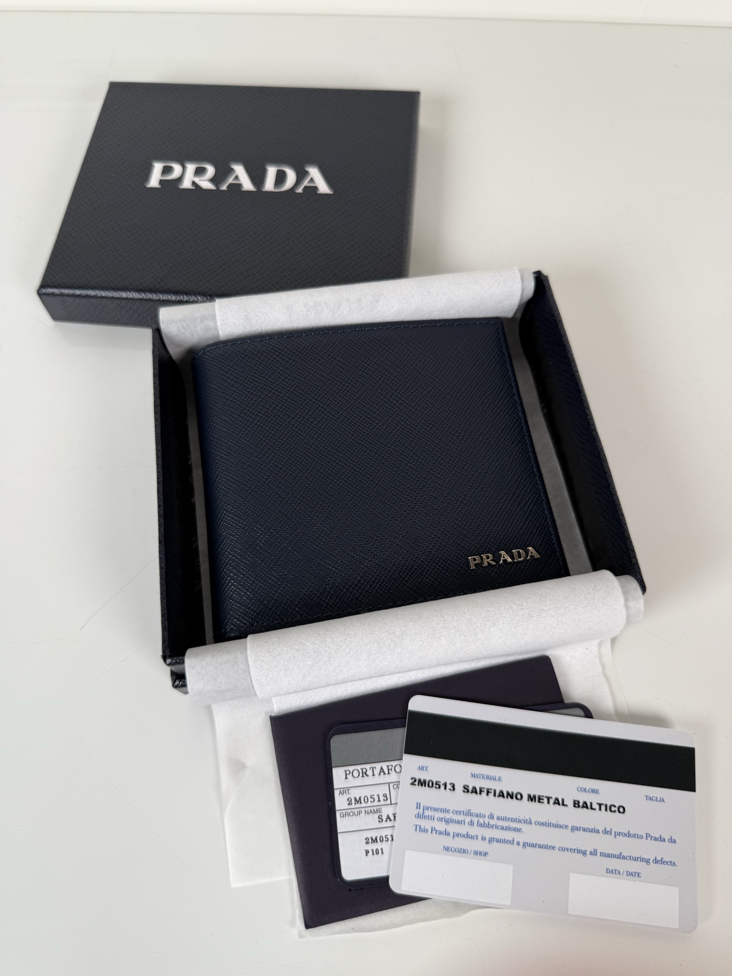 프라다 바이컬러 반지갑 2M0513  11X9.5cm