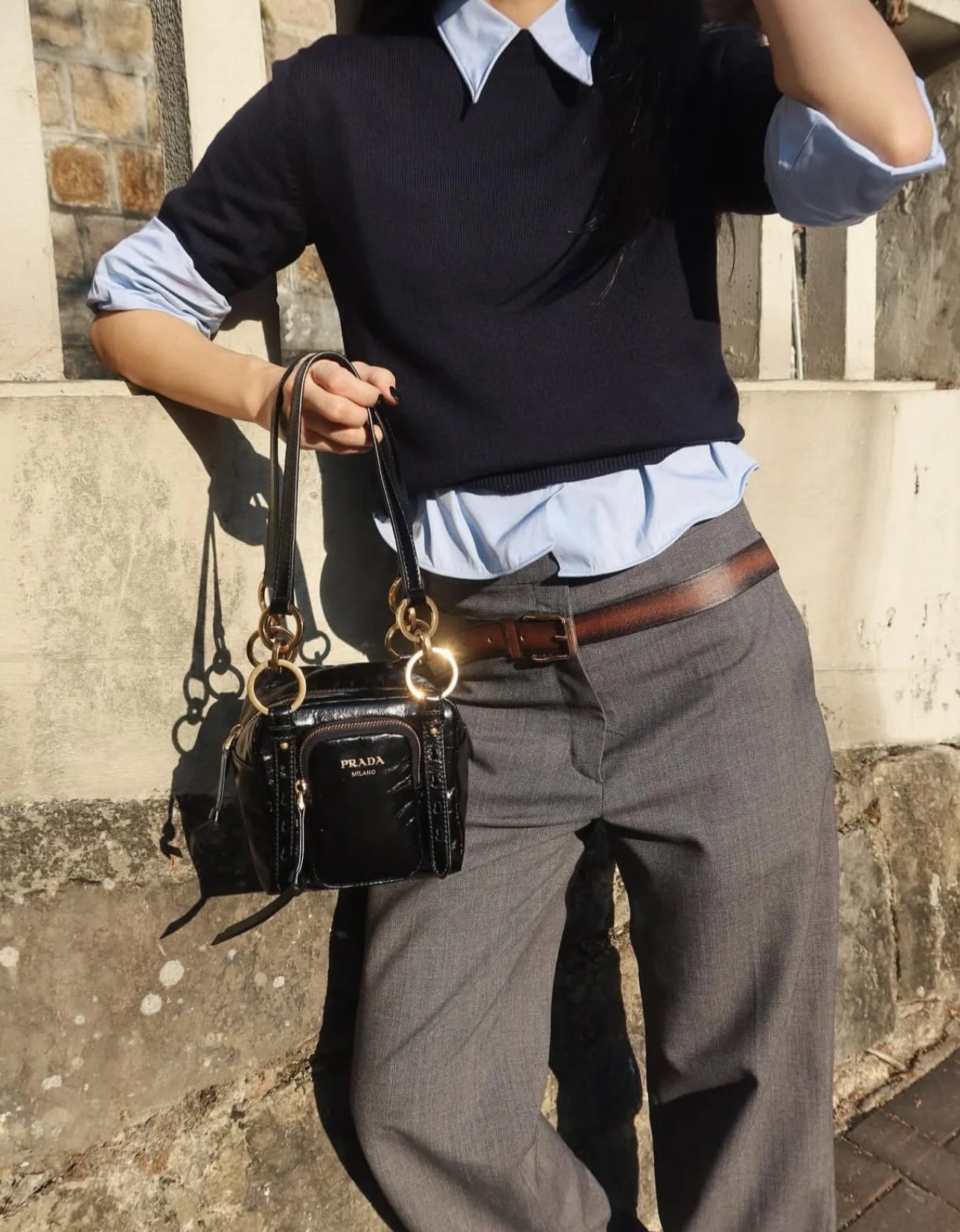 프라다 바우렛토 핸드백 1BB137 14.5X14.5X15cm