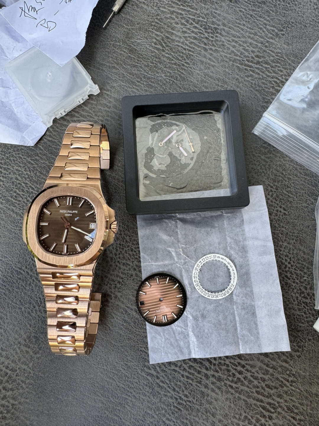 SW  5711  대용 시계판·시계바늘·달력 3종 세트