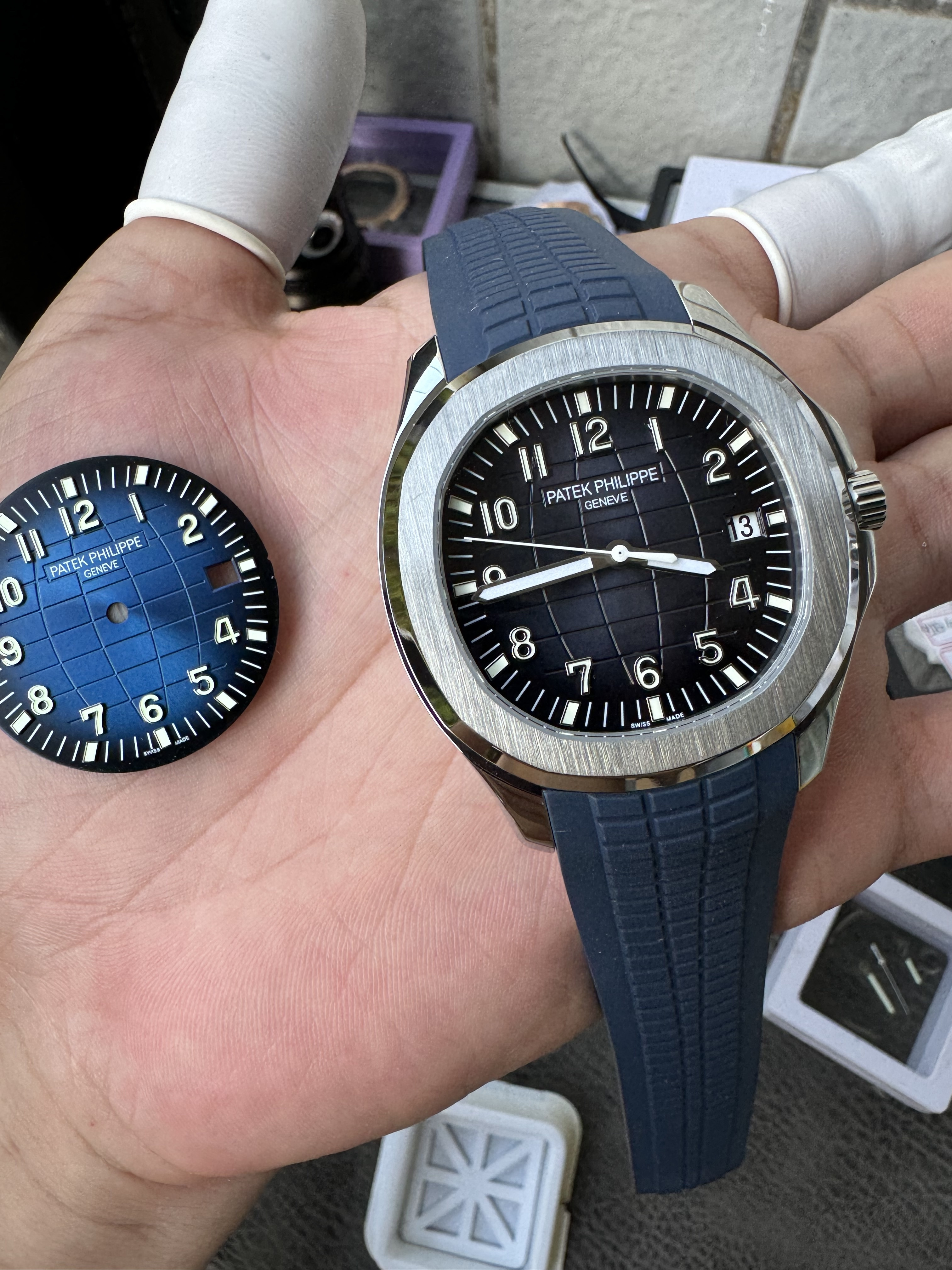 SW  5168  대용 시계판·시계바늘·달력 3종 세트