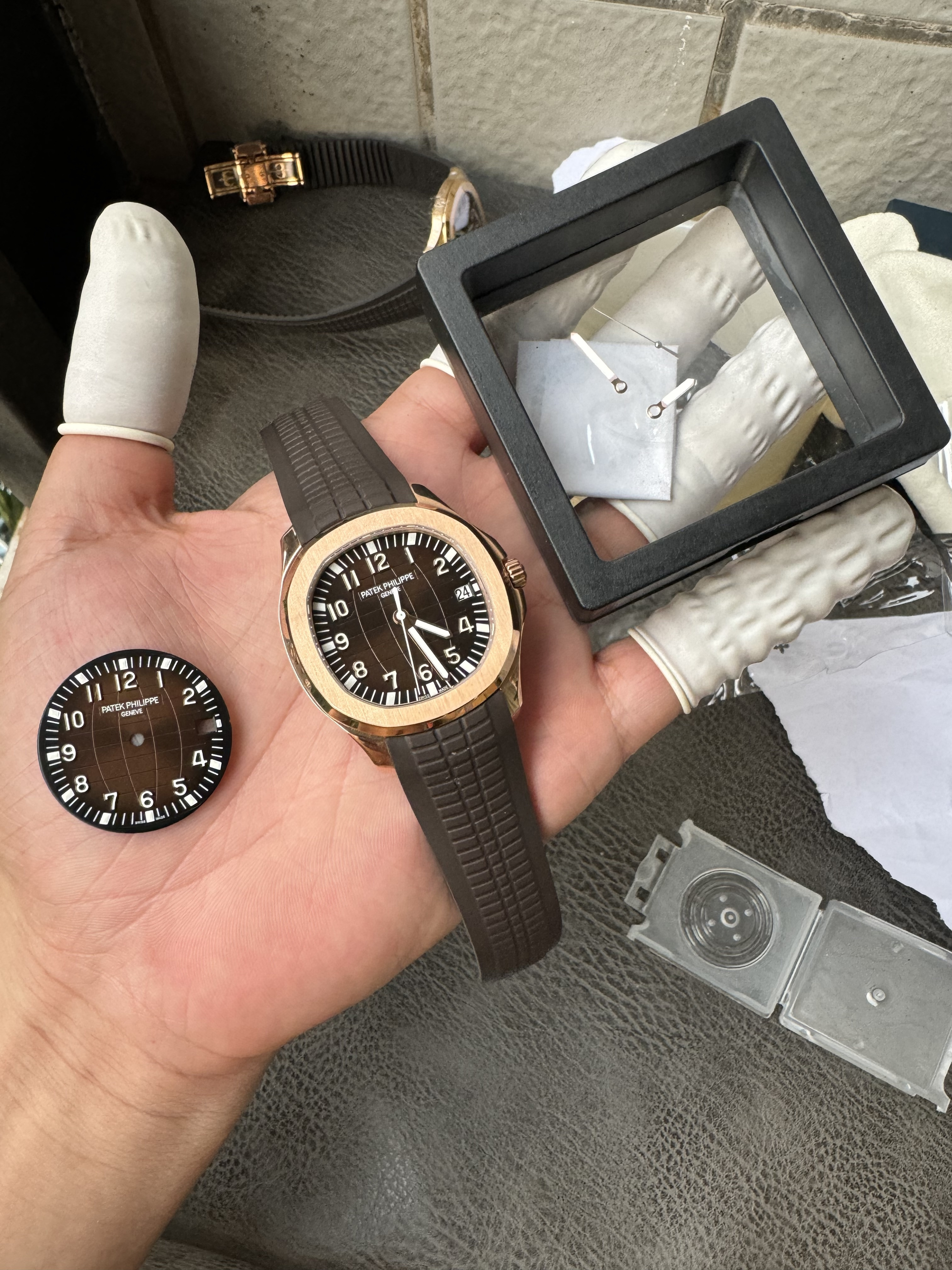 SW  5168  대용 시계판·시계바늘·달력 3종 세트